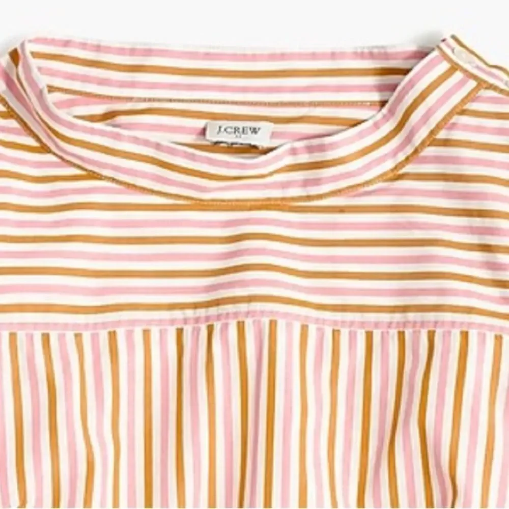 J.Crew Funnelneck top in cotton poplin Size 00